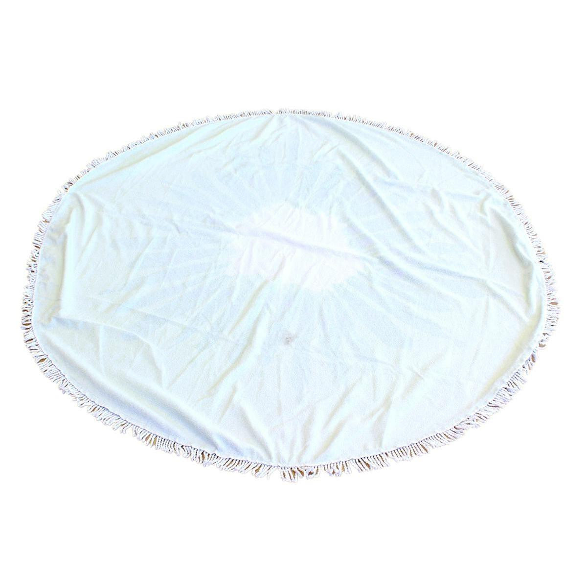 Prosop mare de Plaja super absorbant forma rotunda diametru 150cm model Ananas