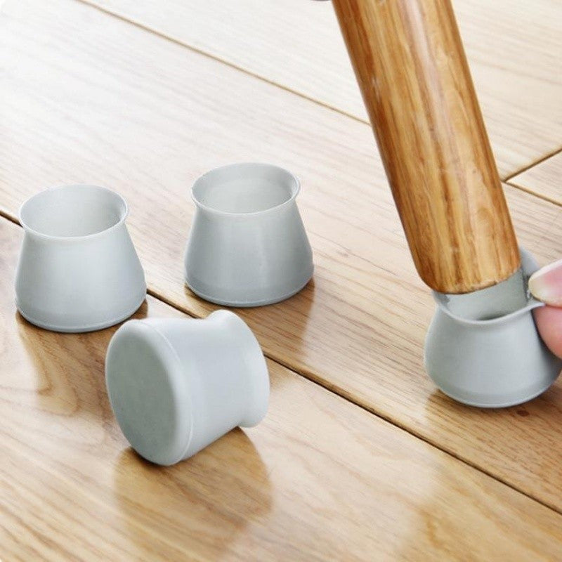 Protectie din silicon pentru picioare de mobilier diametru 35 mm gri