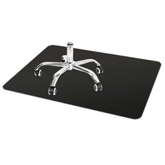 Protectie pentru pardoseala 140x100 cm efect oglinda culoare neagra