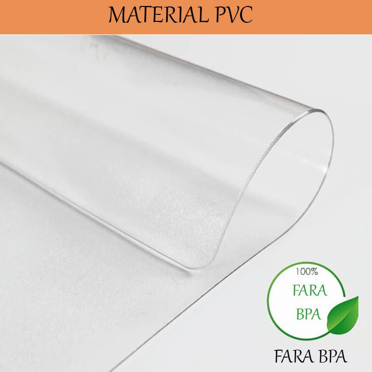 Protectie pvc pentru mobilier transparenta 1.2x1 metru grosime 0.5 mm