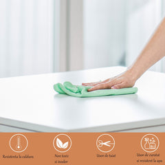 Protectie pvc pentru mobilier transparenta 1.2x1 metru grosime 0.5 mm
