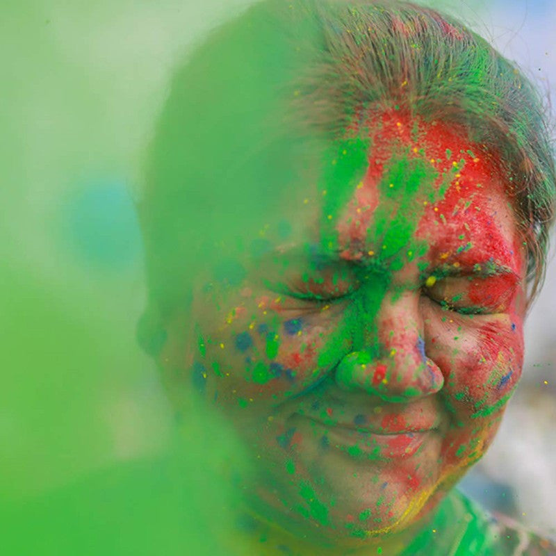 Pudra Neon UV Holi fx colorata 100 g culoare Verde