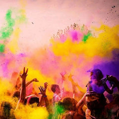 Pudra Neon UV Holi fx colorata 500 g culoare Galben
