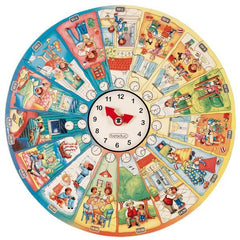 Puzzle circular Invata ceasul Beleduc