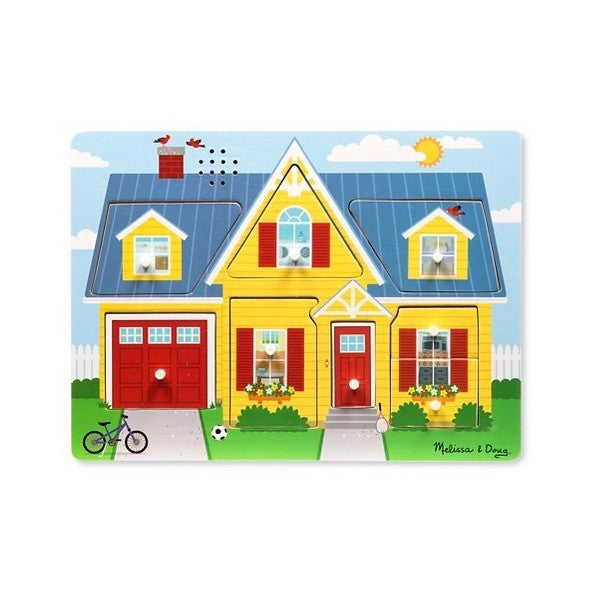 Puzzle cu sunete Casa mea  Melissa and Doug