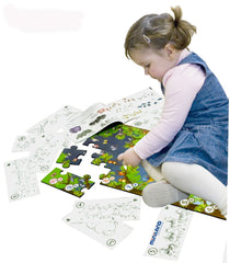Puzzle de podea educativ cu numere Miniland 40 piese - Miniland