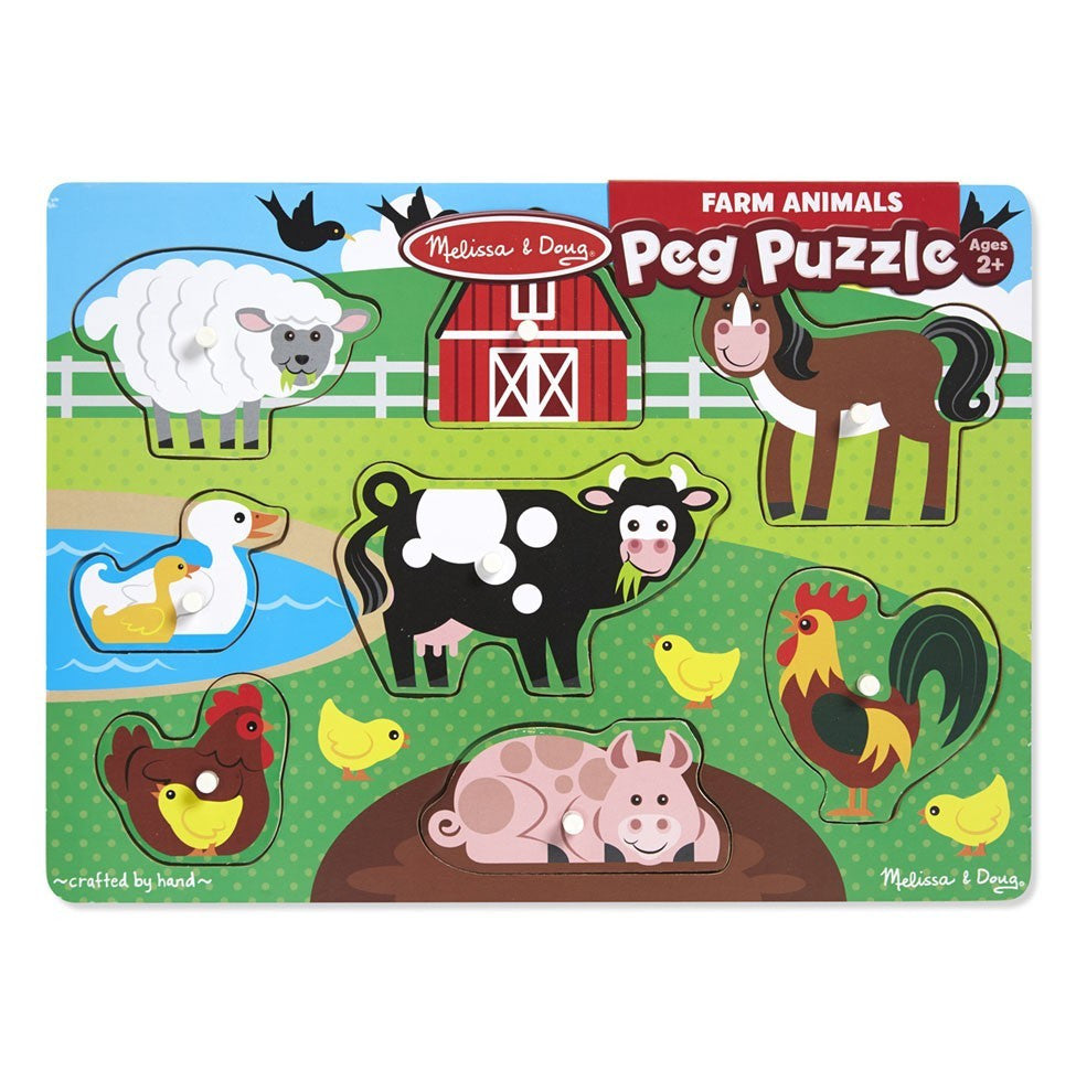 Puzzle din lemn Ferma Animalelor