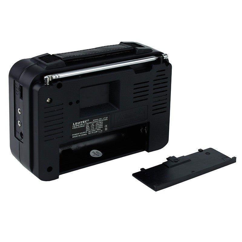 Radio boxa portabila 5W cu 4 benzi FM/MW/SW1-2 Leotec