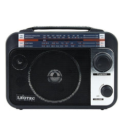 Radio boxa portabila 5W cu 4 benzi FM/MW/SW1-2 Leotec
