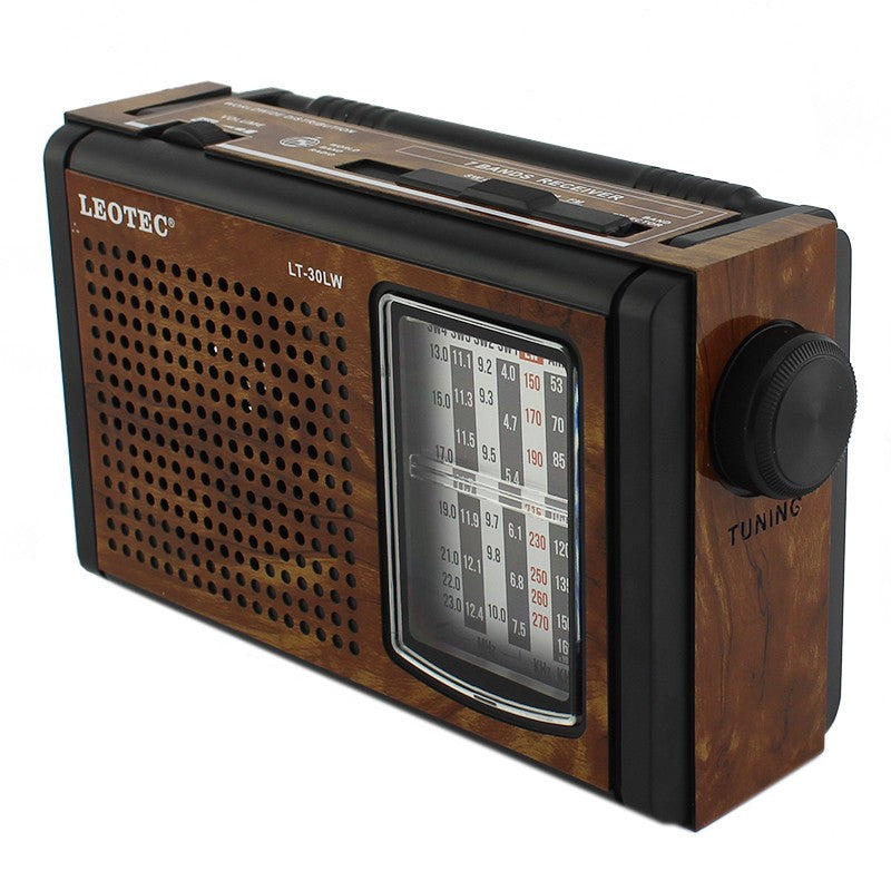 Radio portabil fm-am stil retro 7 benzi radio alimentare priza sau baterii