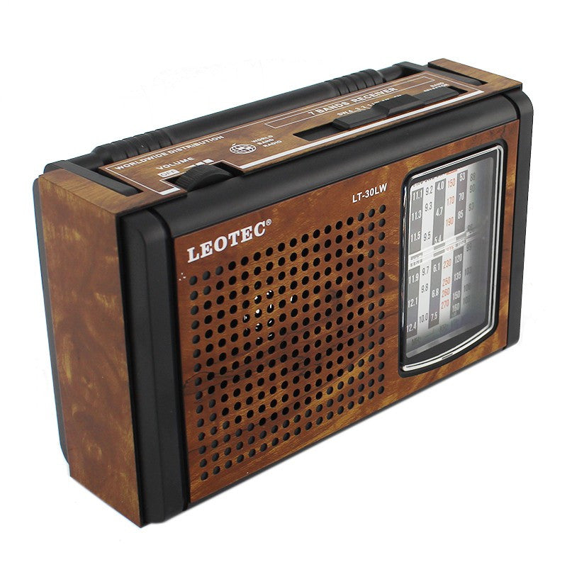 Radio portabil fm-am stil retro 7 benzi radio alimentare priza sau baterii