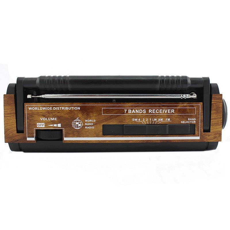 Radio portabil fm-am stil retro 7 benzi radio alimentare priza sau baterii