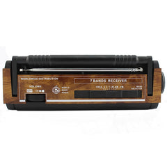 Radio portabil fm-am stil retro 7 benzi radio alimentare priza sau baterii