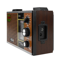 Radio retro 11 benzi frecventa jack 3.5 mm led control volum leotec