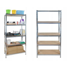 Raft metalic cu 5 polite capacitate 175kgpolita total 875 kg cadru otel 180-90-40 cm