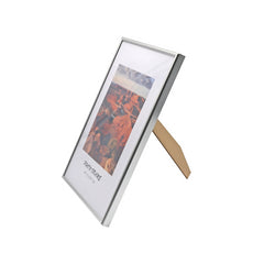 Rama foto a4 suport de birou design elegant aluminiu auriu si argintiu culoare argintiu