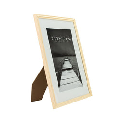 Rama foto Alvin din lemn, 21x29,7 cm Procart culoare crem