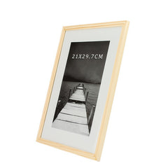 Rama foto Alvin din lemn, 21x29,7 cm Procart culoare crem