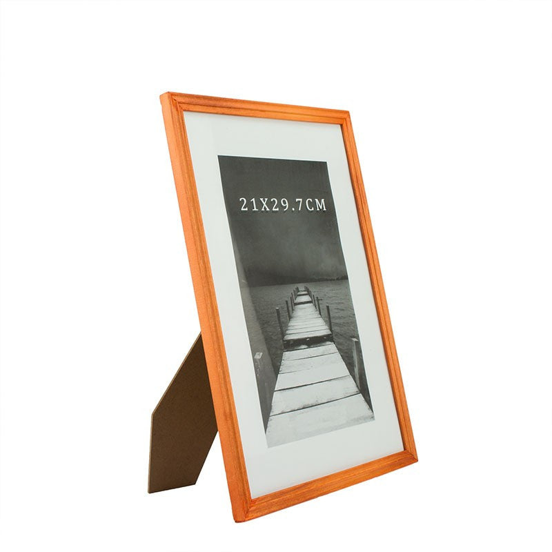 Rama foto Alvin din lemn, 21x29,7cm - culoare Cires