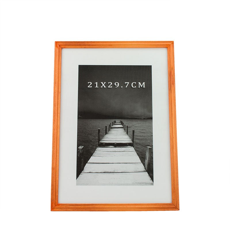Rama foto Alvin din lemn, 21x29,7cm - culoare Cires