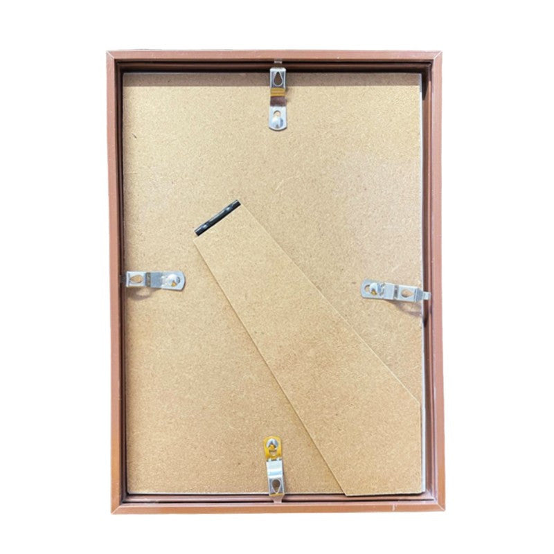 Rama foto birdie 15x21 cadru maro picior sustinere cleme fixare pe perete