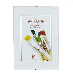 Rama foto caspian din sticla fixare perete fara cadru 21 x 29.7 cm