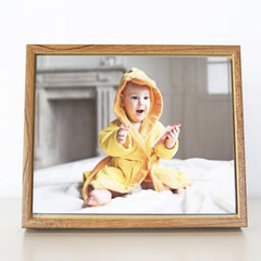 Rama foto magnetica 13x18 cadru lemn include hartie magnetica magic dara