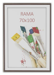 Rama foto painting format 70-100 cm fi-are perete maro inchis