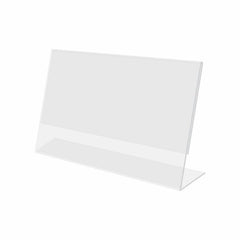 Rama foto plexiglas format a4 landscape suport de birou tip l transparent