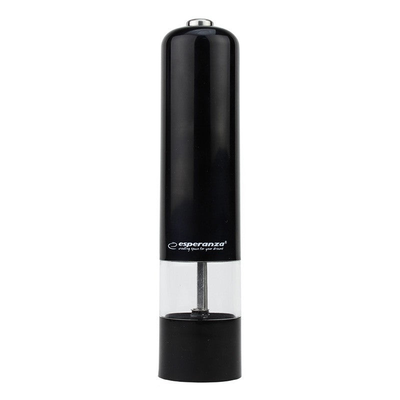 Rasnita electrica pentru Piper si Condimente cu lumina Led Esperanza Malabar Neagra
