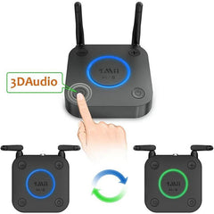 Receptor audio bluetooth 5.0 hi-fi 3d surround raza lunga au- 3.5 mm apt- hd si apt--ll