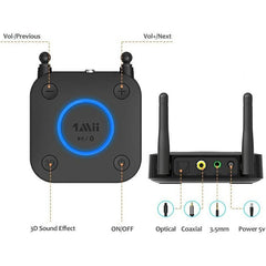 Receptor audio bluetooth 5.0 hi-fi 3d surround raza lunga au- 3.5 mm apt- hd si apt--ll