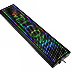 Reclama luminoasa led smd rgb 100x20 cm text imagini animatii usb si wifi