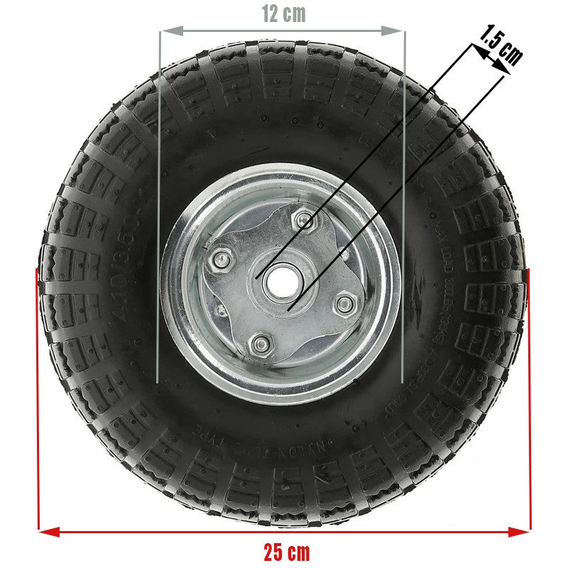 Roata de rezerva pneumatica 3.5 inch model carucior gradina compatibil tc2145