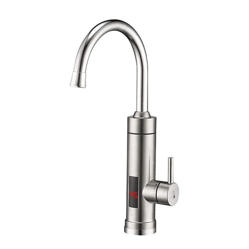 Robinet electric 3000w afisaj led temperatura apa inox 220v rotire 360 grade