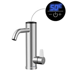 Robinet electric 3300w 5lmin reglare temperatura touch screen ino- si cupru protectie supraincalzire