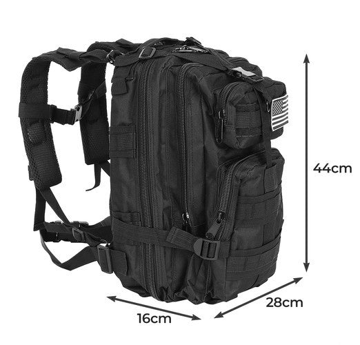 Rucsac militar impermeabil capacitate 26 l negru