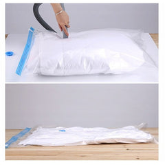 Sac pentru vidat 60x80 cm pentru textile reutilizabil inchidere glisor transparent