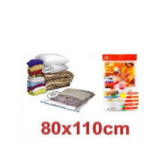 Sac pentru vidat 80x110 cm haine paturi economisire spatiu inchidere glisor transparent