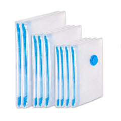 Saci de vidat imbracaminte 4 dimensiuni transparent set 10 bucati