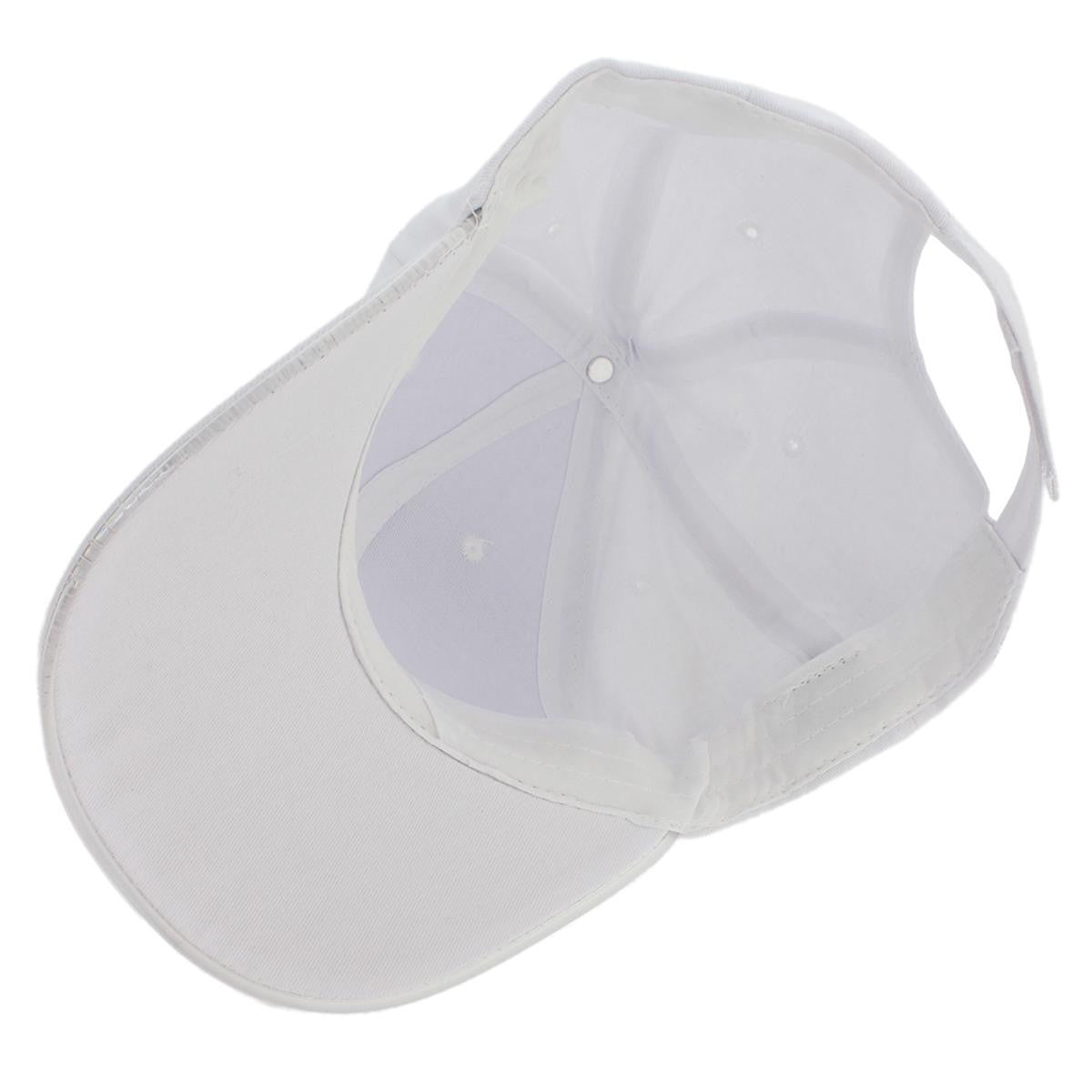 Sapca de tip baseball cu cozoroc Iluminat RGB Alba reglabila