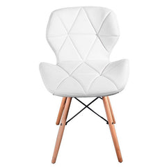 Scaun bucatarie cadru lemn natur design scandinav alb