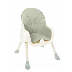 Scaun de masa pentru bebelusi 2 in 1 prindere in 5 puncte 60X92X75 cm tava reglabila verde