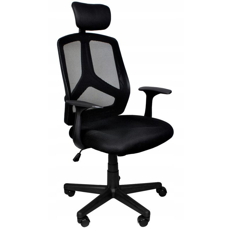 Scaun ergonomic de birou cu tetiera reglabil rotativ maxim 100 kg mesh