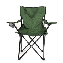 Scaun pentru camping pliabil si portabil suport pahar 50x82x80 cm verde