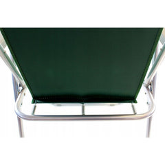 Scaun pliabil cotiere sarcina 100 kg cadru otel culoare verde