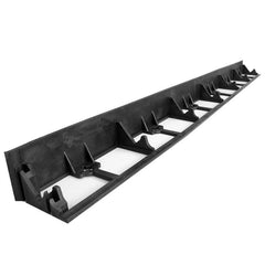 Separator gazon inaltime 4.5 cm lungime 100 cm 6 gauri prindere negru
