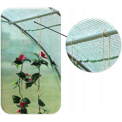 Sera 4x2.5x2 m solar tip tunel pentru gradina folie cu protectie uv4 ferestre verde