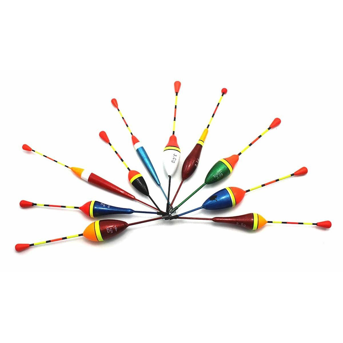 Set 10 flotoare plute pentru pescuit 08 - 45 g AVX-AG103A