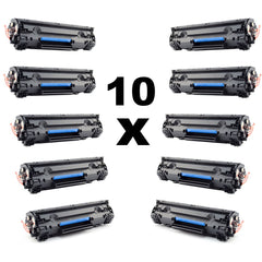 Set 10 tonere compatibile vrac ce278a 78a black pentru hp